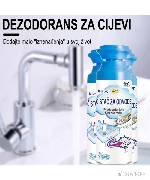 Jednostavna upotreba DrainPro pjene bez ribanja i muke