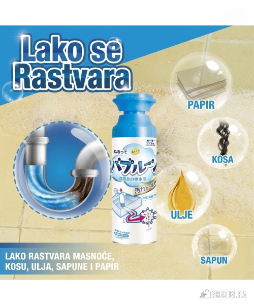 DrainPro pjena za preventivno održavanje čistoće odvoda